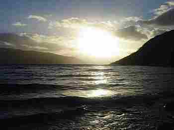 Sunlight on Loch Ness
